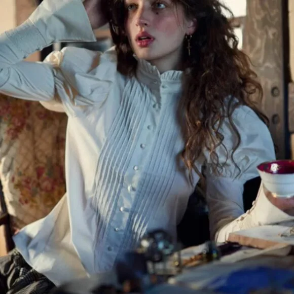 Selkie button down top - Picture 4 of 15